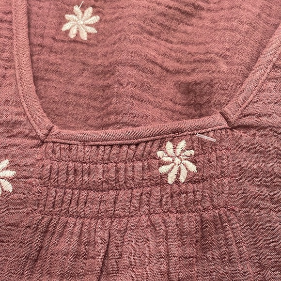MADEWELL Francis Embroidered Gauze Top - Picture 7 of 10